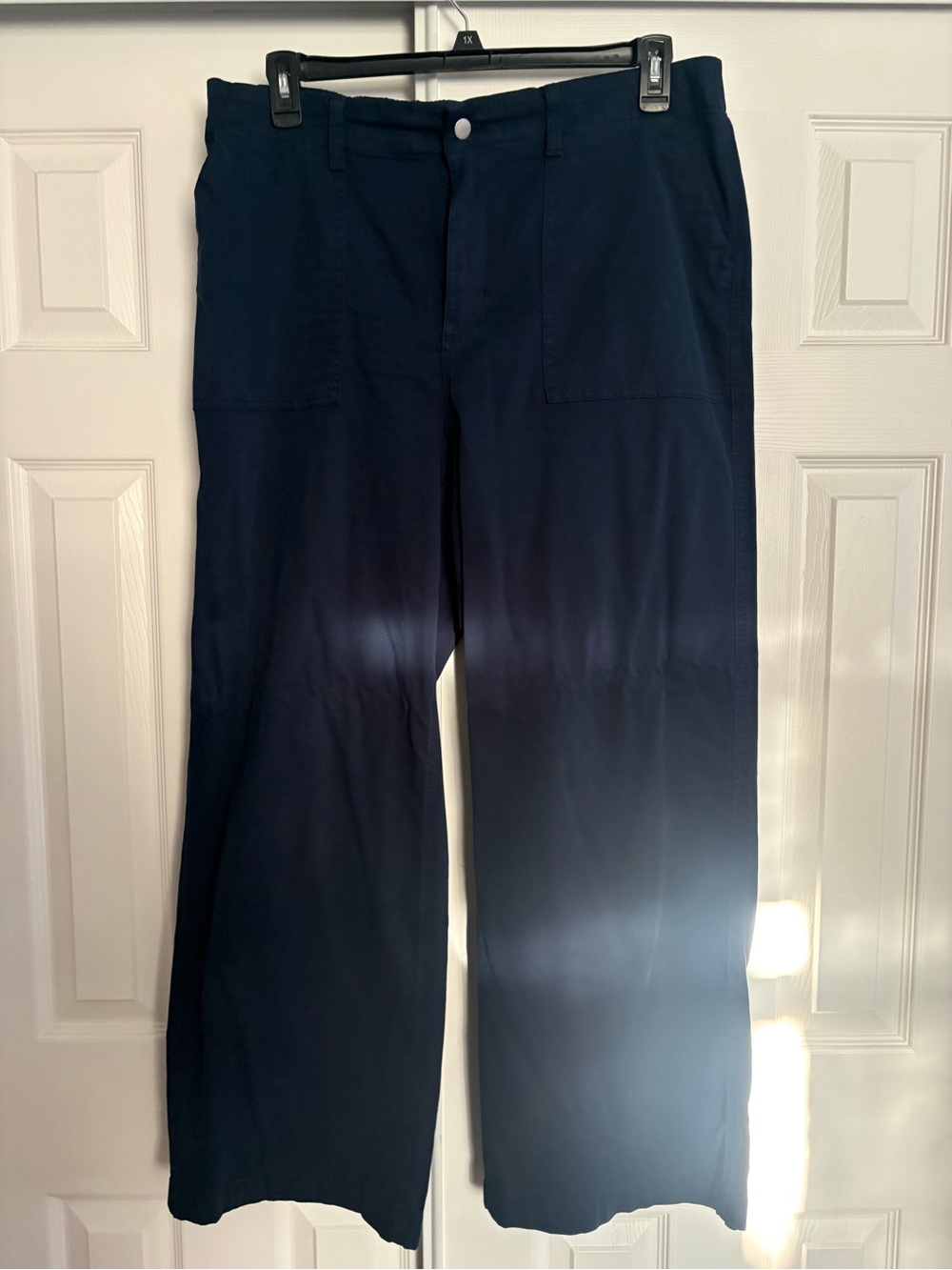 Sonoma Navy Wide-Leg Women's Pants